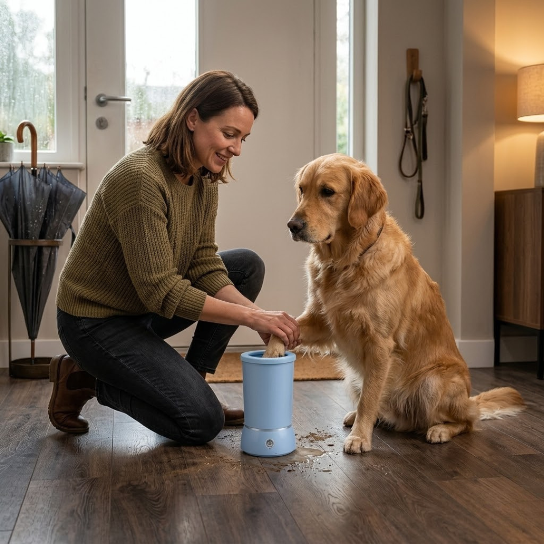 TidyPaw – PawWash™ | Automatische pootreiniger die vuil en modder moeiteloos verwijdert