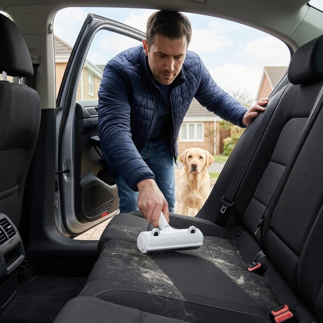 TidyPaw – FurSwipe™ | Herbruikbare dierenhaarverwijderaar voor zetel, tapijt en textiel