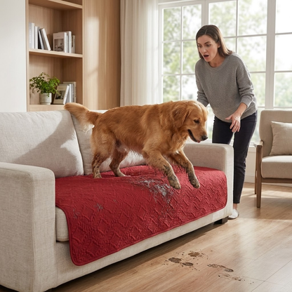 TidyPaw – FurShield™ | Waterdichte, wasbare sofa-beschermer tegen haren, vuil en ongelukjes